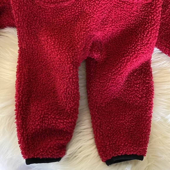 Carhartt brand Sz 12 mos pink and black warm zip up hoodie one piece - Picture 5 of 5